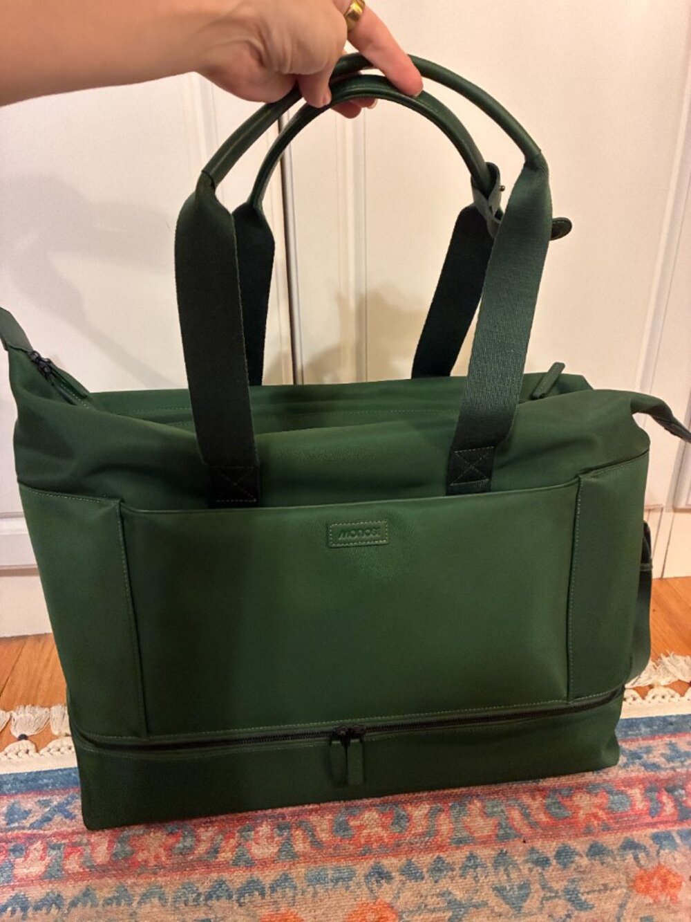 NWOT MONOS Weekender Bag in Jupiter Green NWOT - Picture 7 of 11
